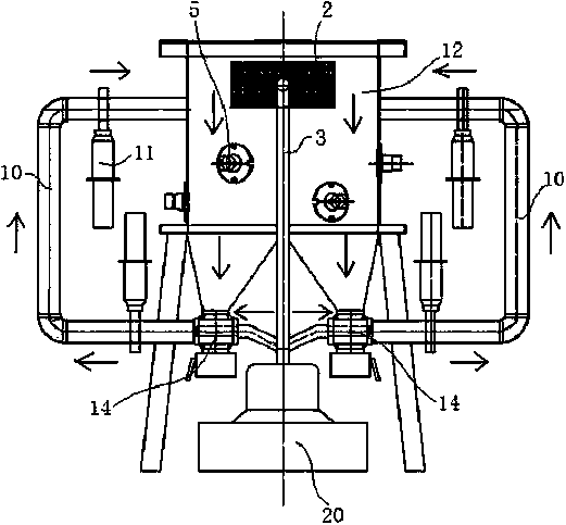 Production-increasing device for ultrasonic treatment on plant seeds