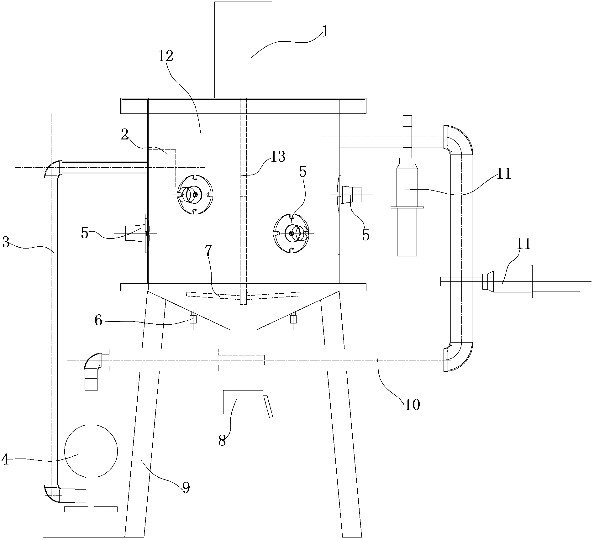 Production-increasing device for ultrasonic treatment on plant seeds