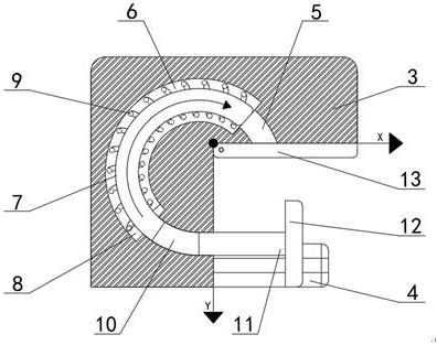 An auxiliary positioning mechanism for precision sheet metal processing