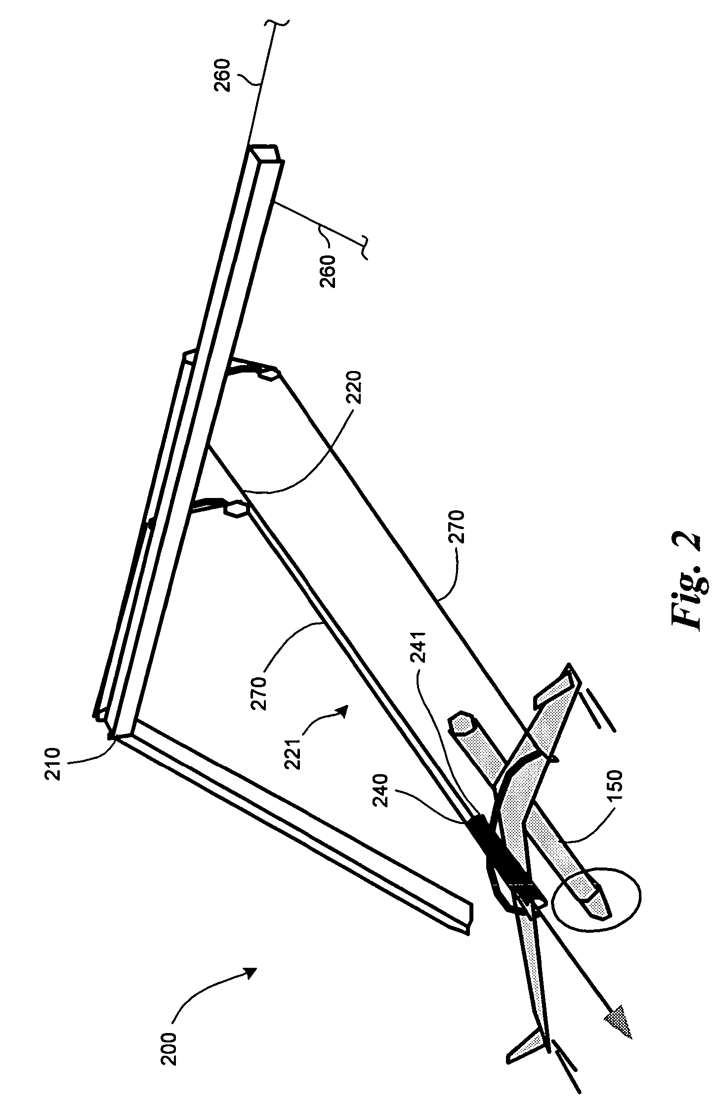 Methods and apparatuses for launching airborne devices along flexible elongated members