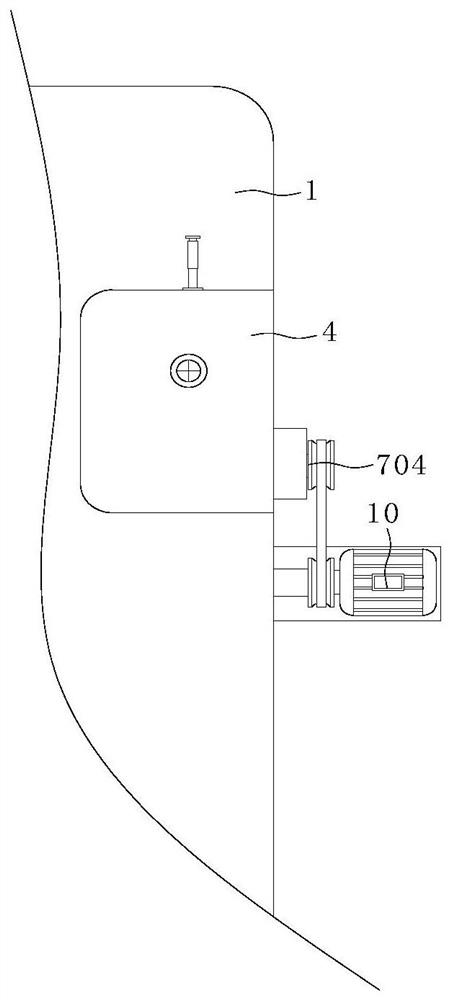 Electrostatic spraying device for automobile hub through micro-arc oxidation technology