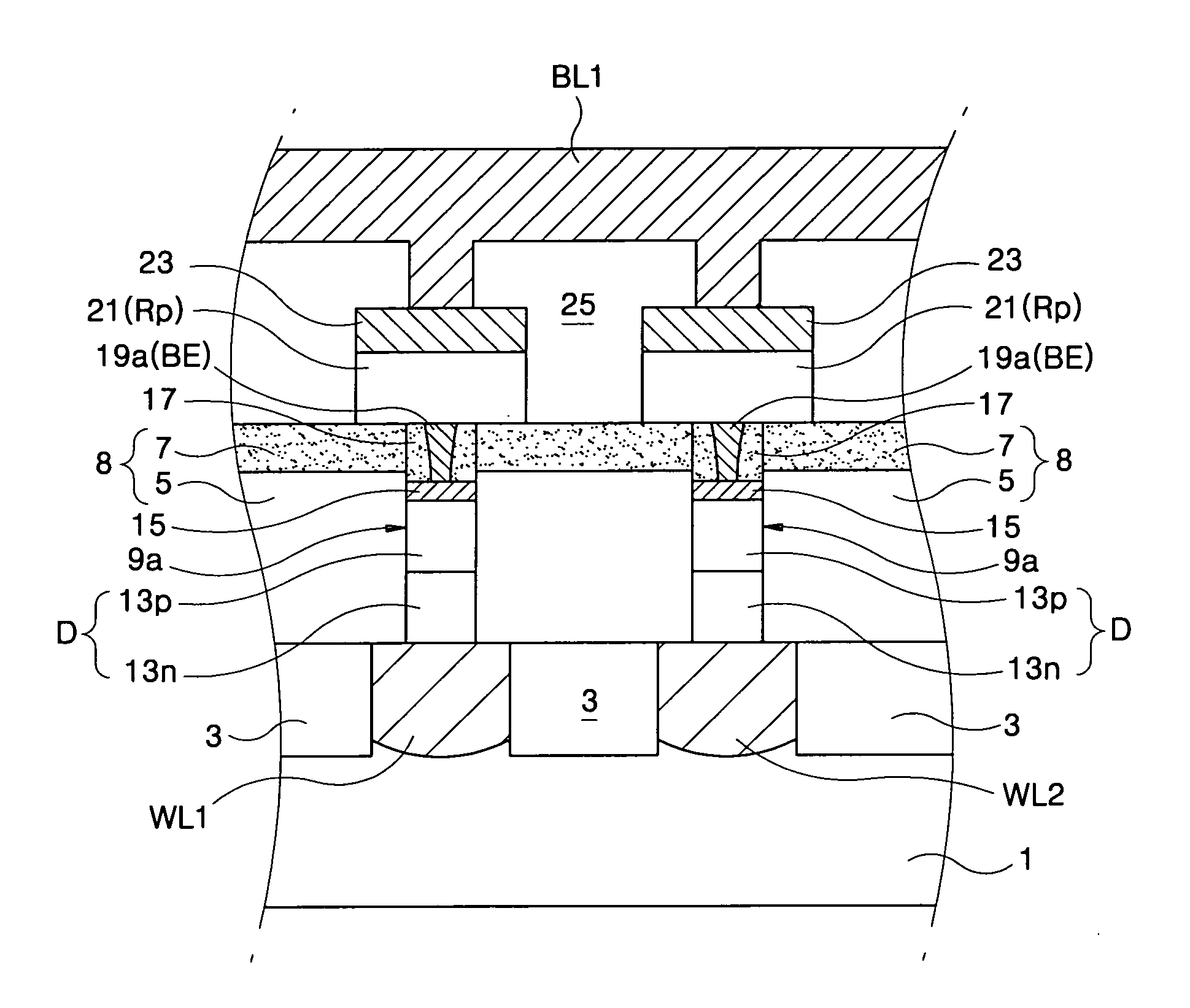 Phase change memory cells having a cell diode and a bottom electrode self-aligned with each other and methods of fabricating the same