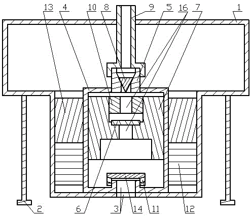 Efficient sewage-draining energy-saving pump