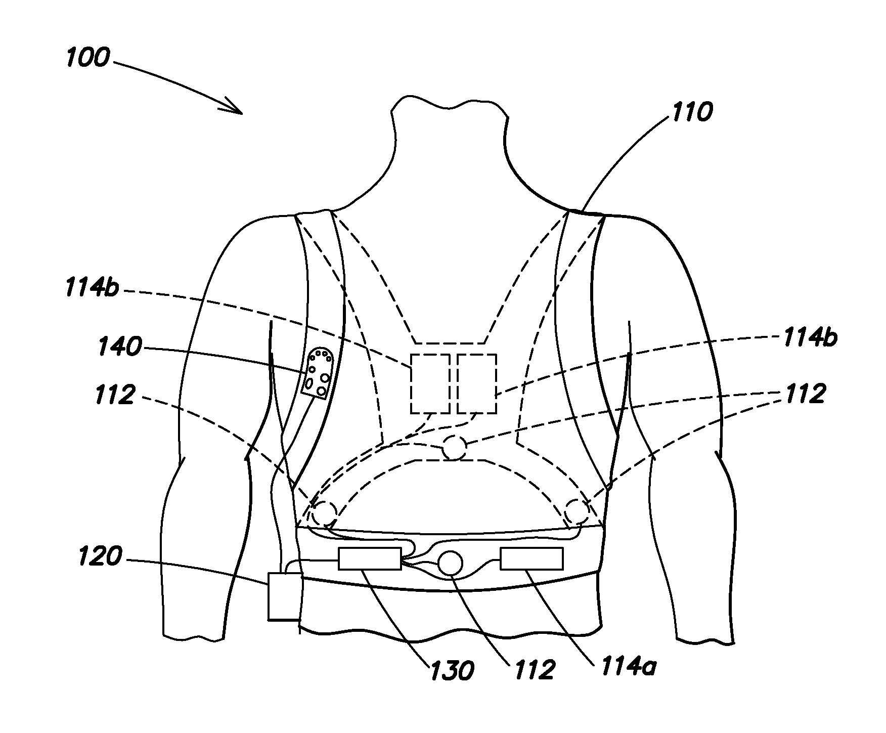 Flexible therapy electrode