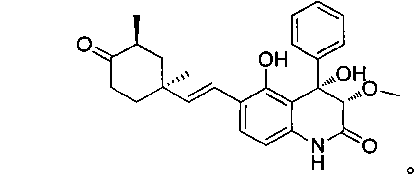 Method for preparing quinolinone alkaloid and application of quinolinone alkaloid used as environmentally-friendly marine organism antifouling compound