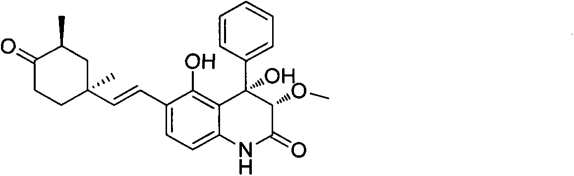Method for preparing quinolinone alkaloid and application of quinolinone alkaloid used as environmentally-friendly marine organism antifouling compound