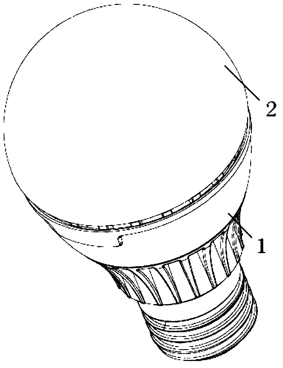 Lamp bulb with heat dissipation function
