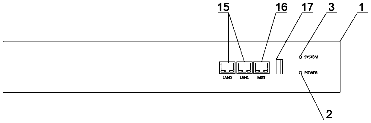 Intelligent autonomous linkage type WEB application protection host