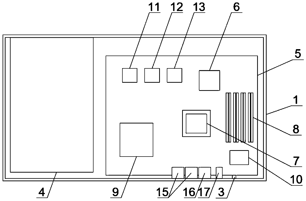 Intelligent autonomous linkage type WEB application protection host