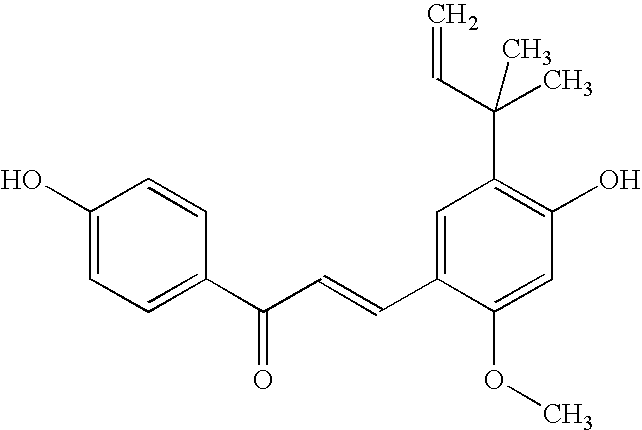 Cosmetic or dermatological preparations containing licochalcone A or an extract of <i>radix glycyrrhizae inflatae</i>, containing licochalcone A