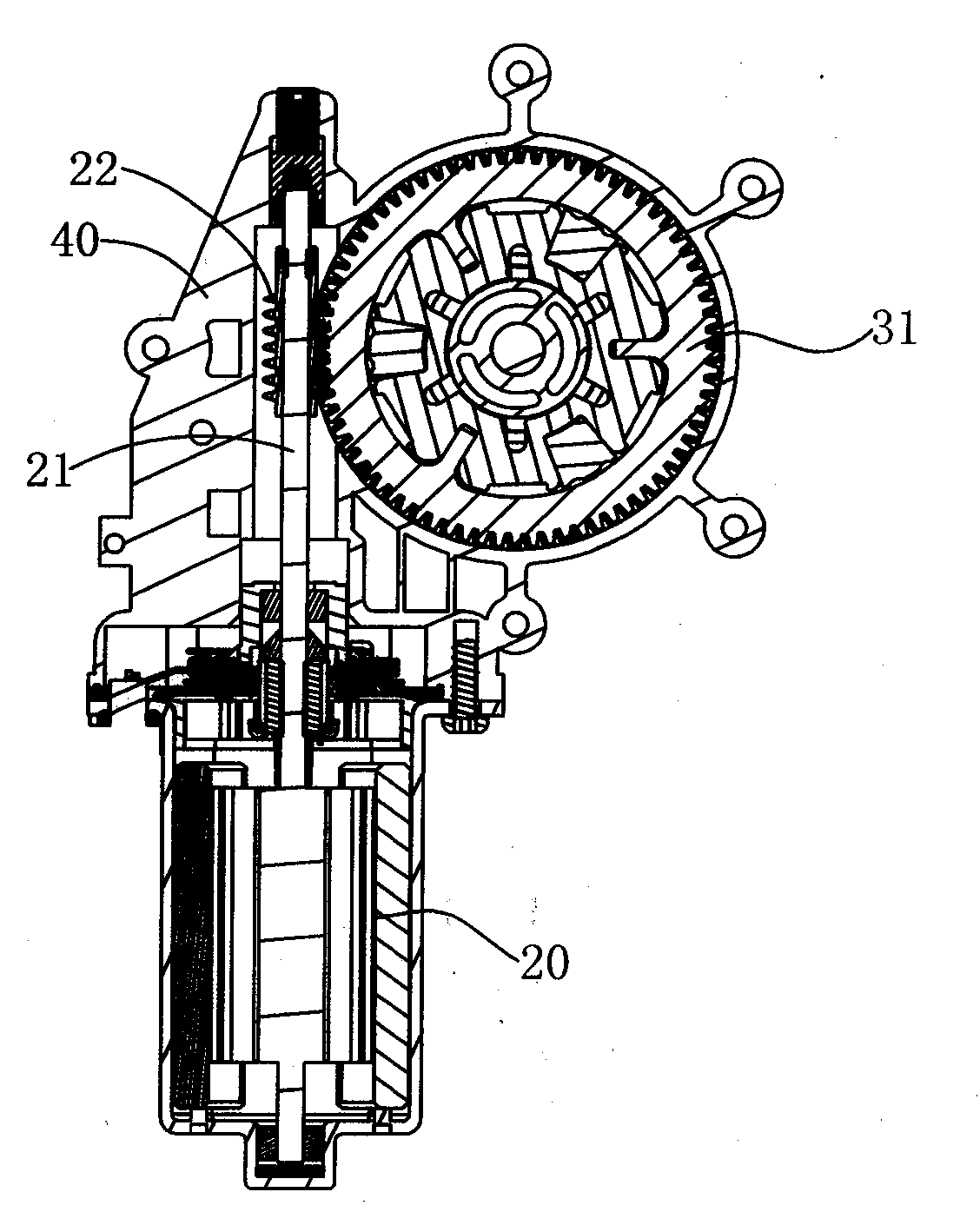 Power-driven lifting method for automobile glass