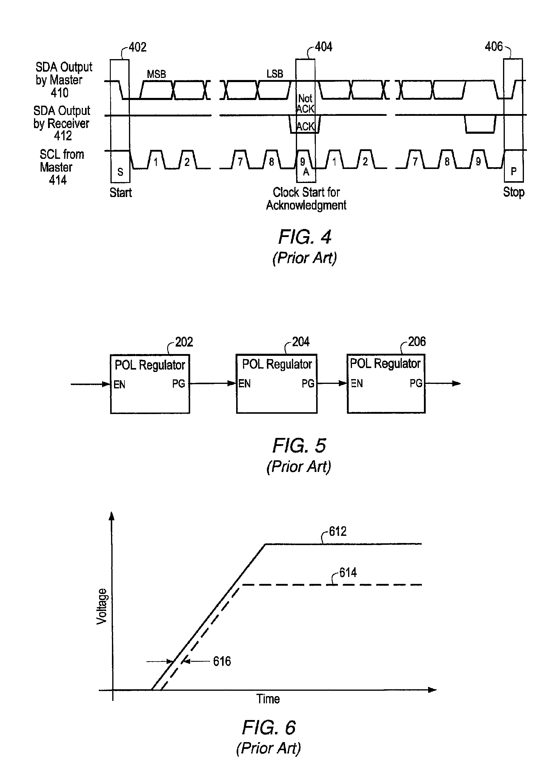 Power management system using a multi-master multi-slave bus and multi-function point-of-load regulators