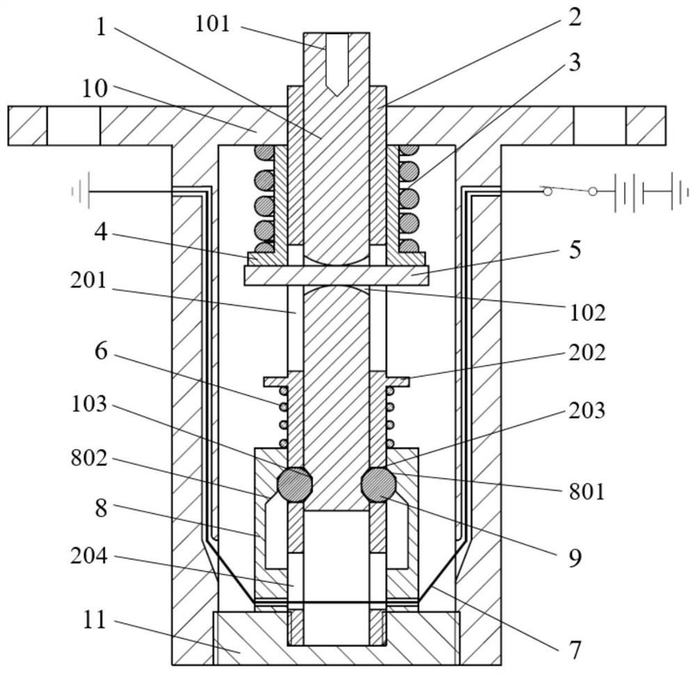 Memory metal pin puller with high shear resistance