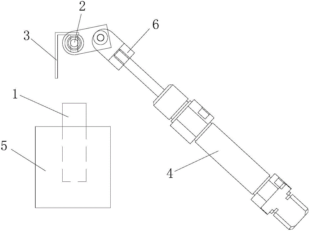 Swing sheet structure for screw feeding device