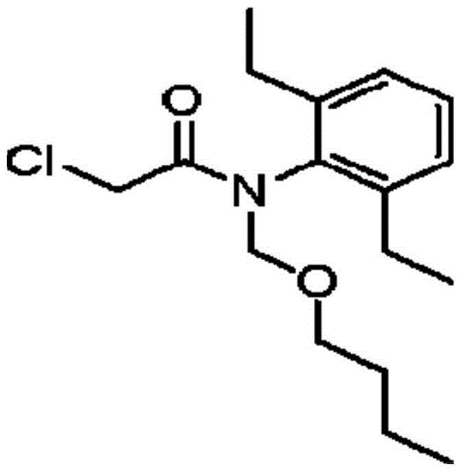 Mixed herbicide containing flazasulfuron, bensulfuron methyl and butachlor