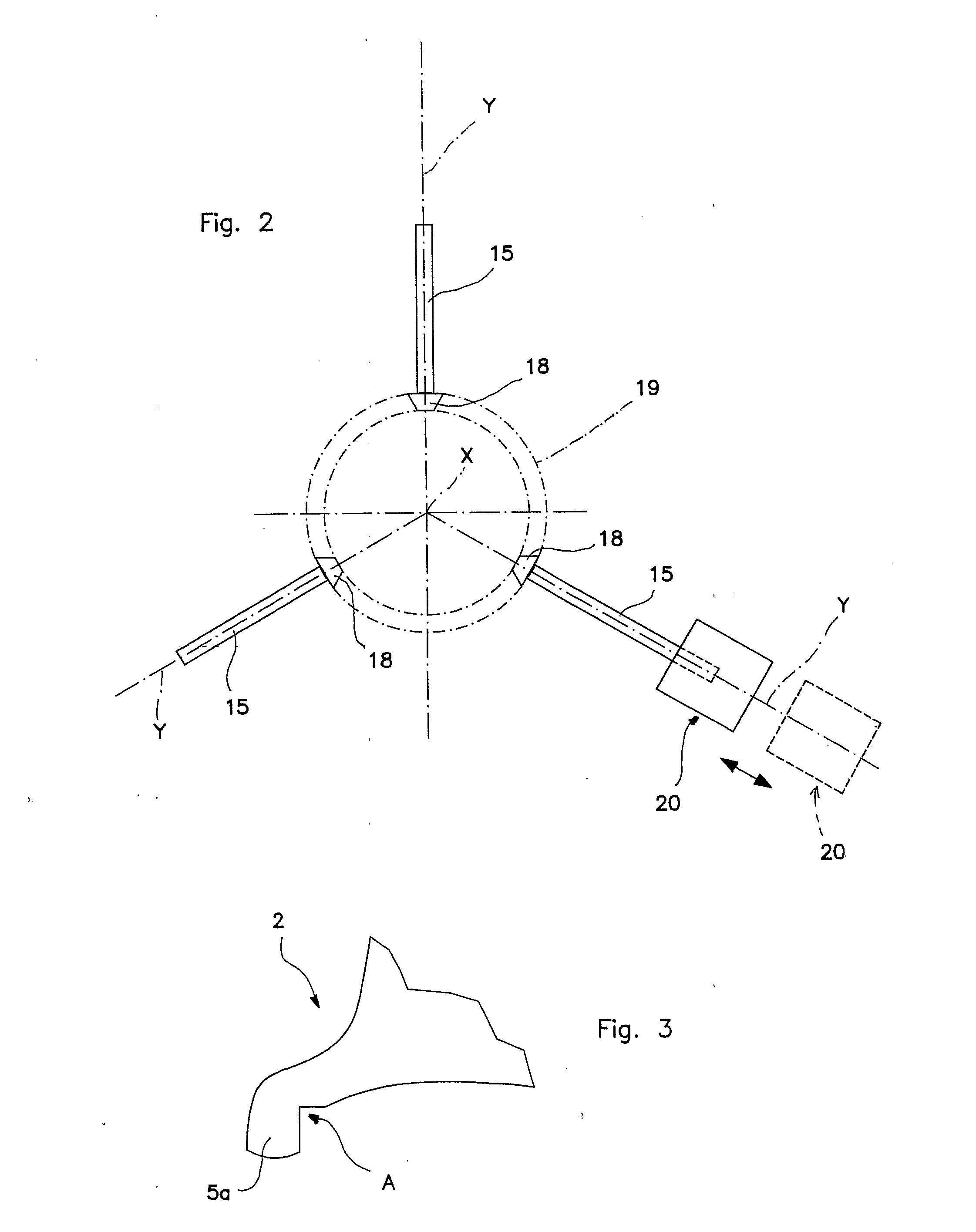 Device for Clamping in Centered Position Parts to be Subjected to Machining and Machine