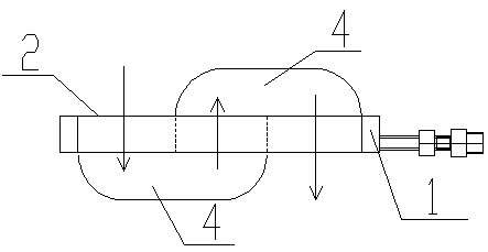 Wind direction rotary type surface cooler structure for air conditioning refrigeration system