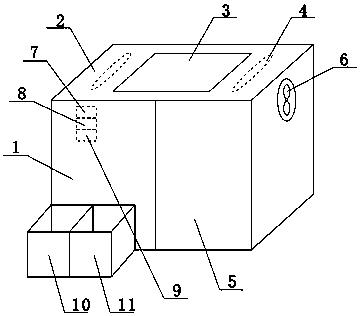 Simple chicken hatching box