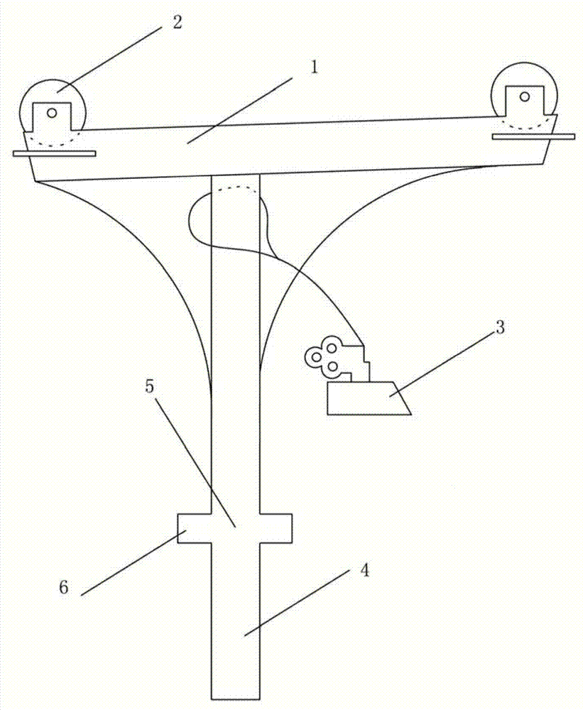 Construction method of antenna hoisting device of wireless base station