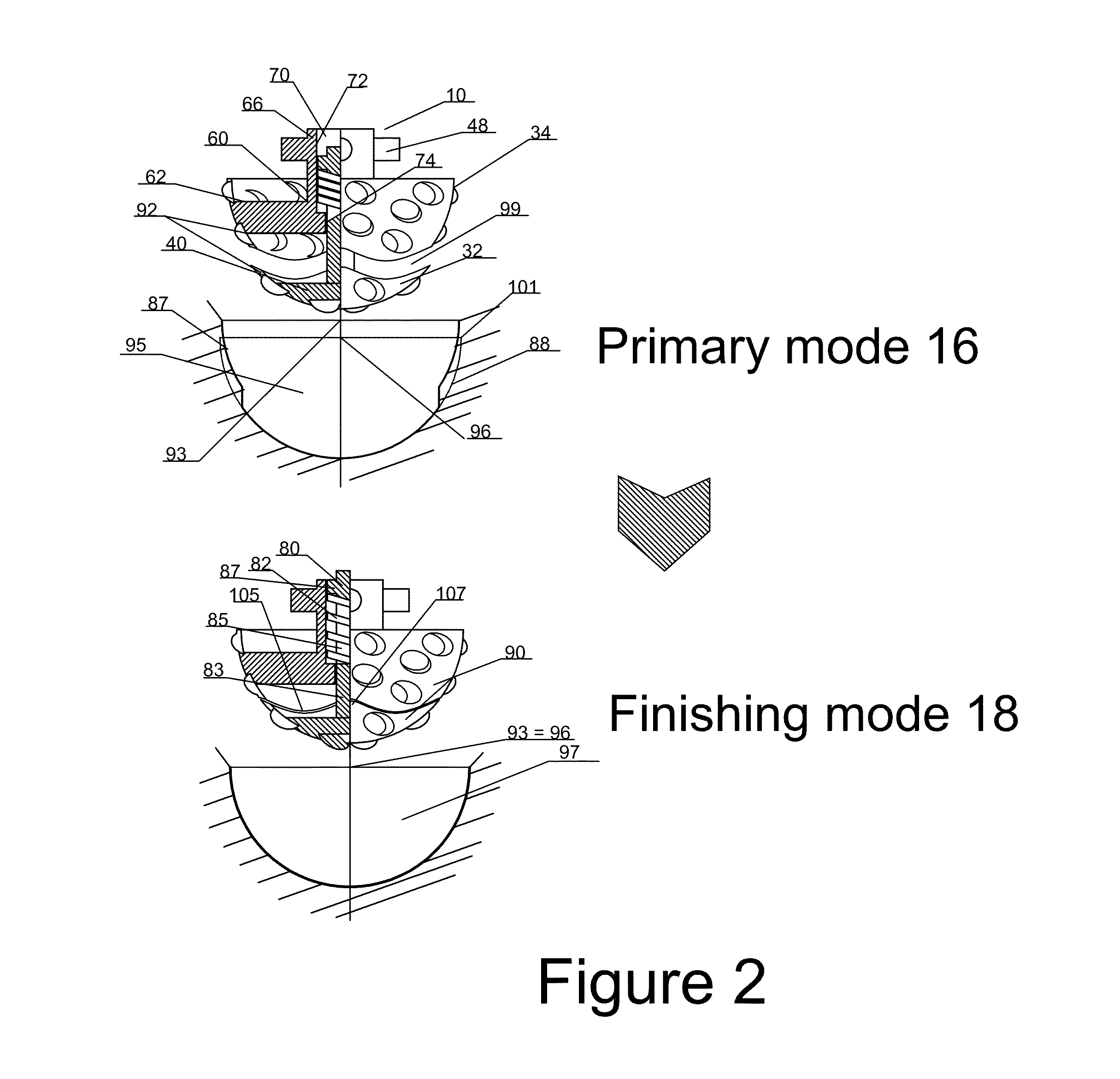 Methods and apparatus for preparing a hemispherical surface