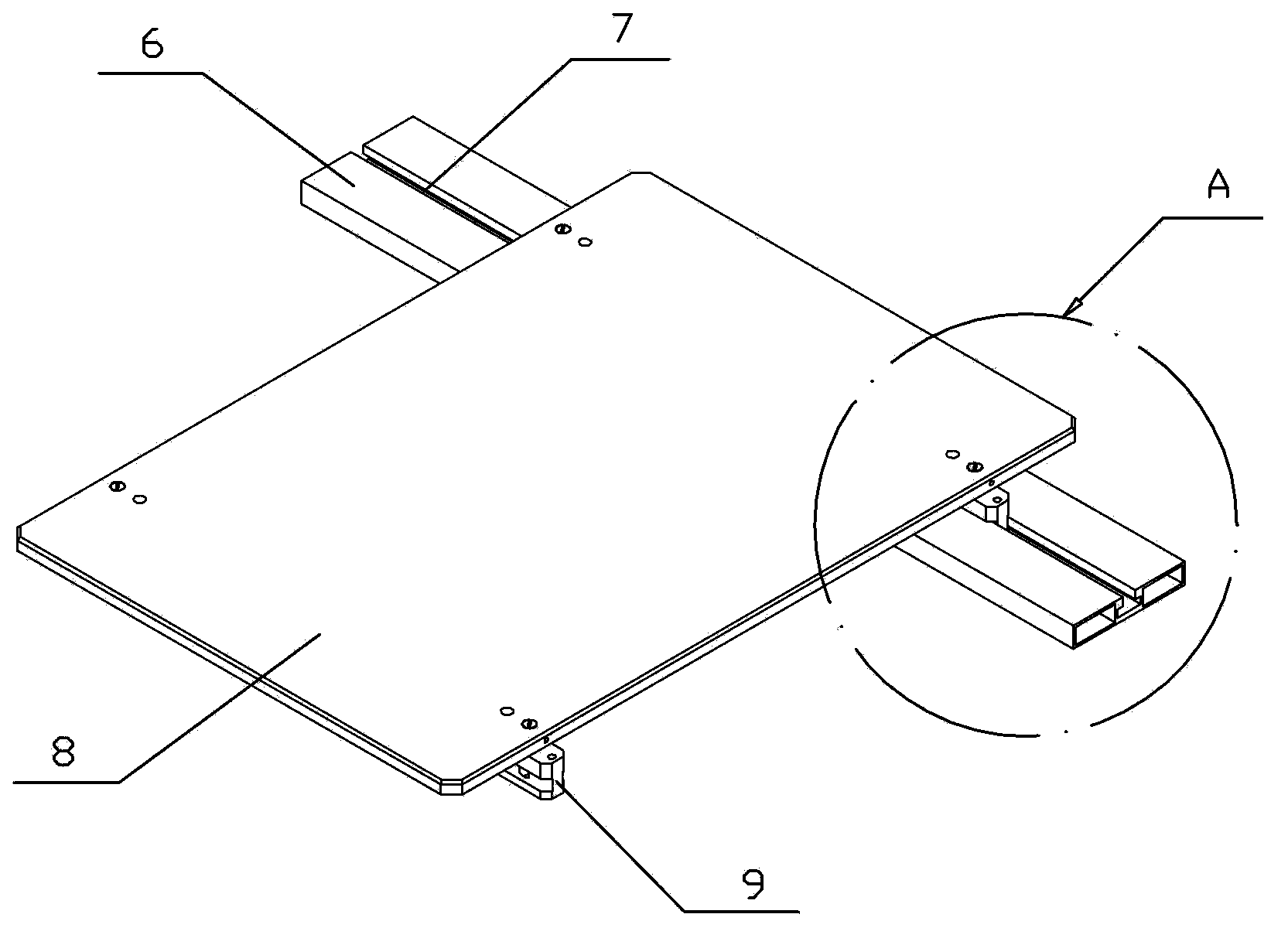 Large-width laser internal carving machine