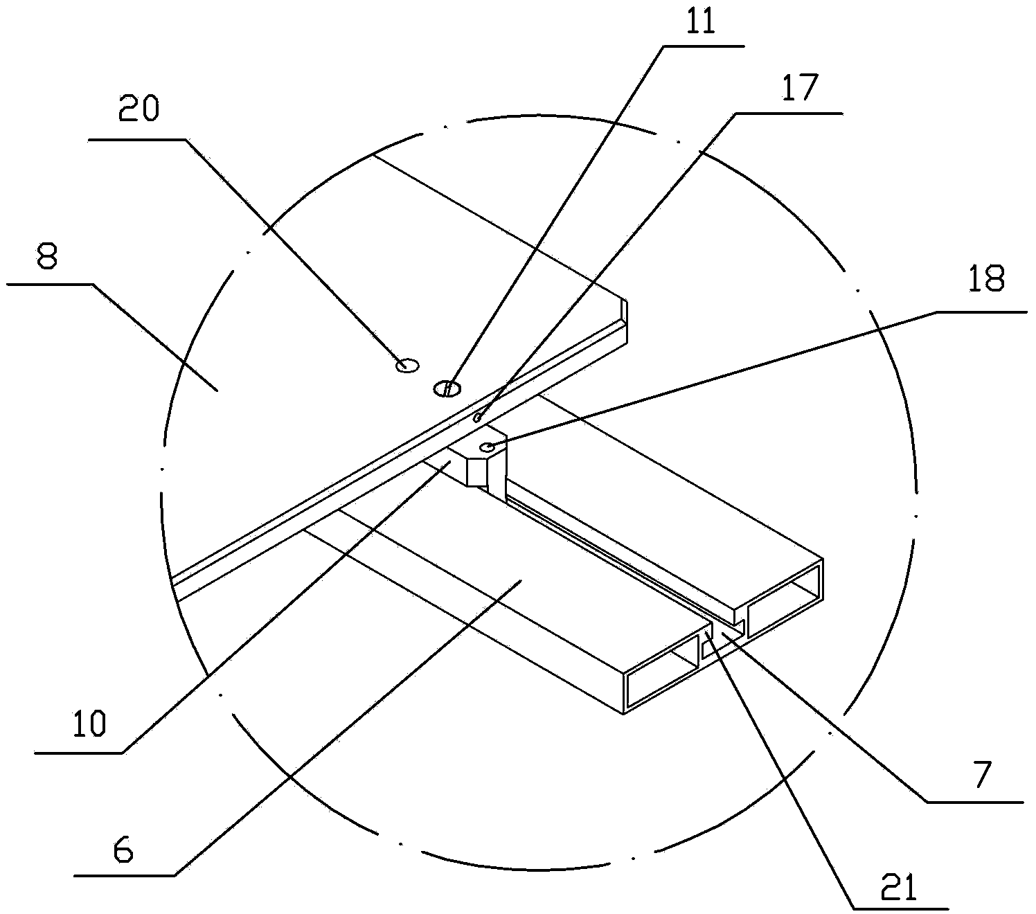 Large-width laser internal carving machine