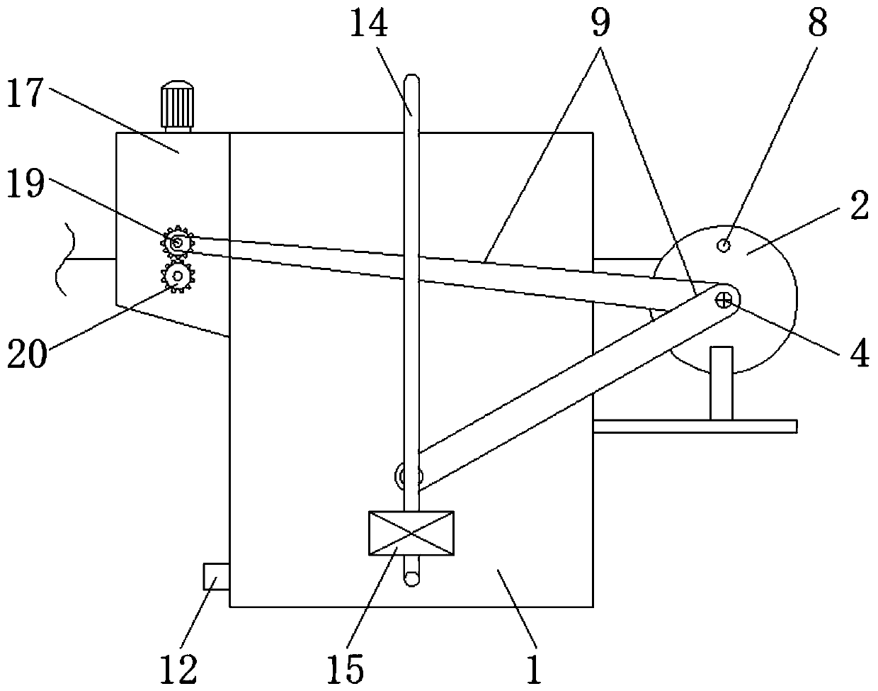 Uniform coloring device for yarn spinning convenient for collecting waste liquid