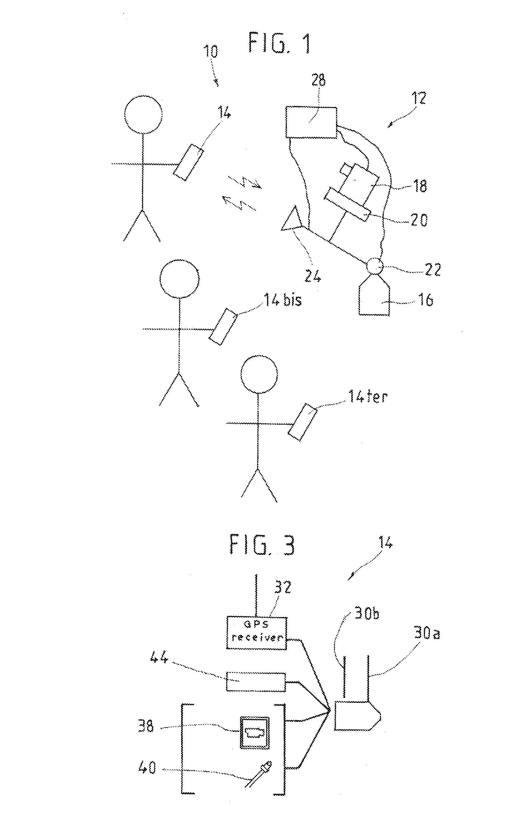 Method and system for the tracking of a moving object by a tracking device