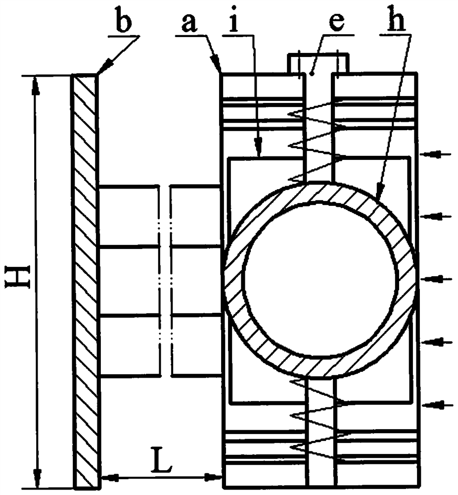 A vortex-induced vibration piezoelectric generator