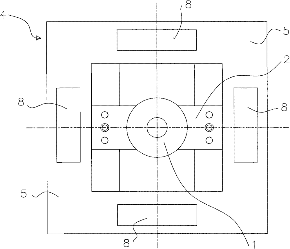 Multi-waveform electromagnetic excitation device of continuous casting crystallizer