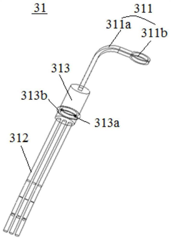 Alveolar bone wall thickness measuring device and alveolar bone wall thickness measuring method