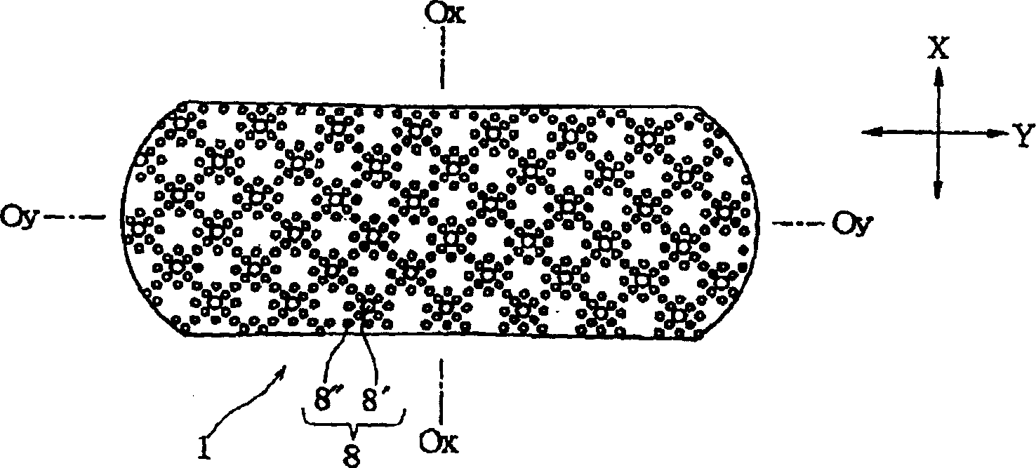 Absorbent material and absorbent article using same