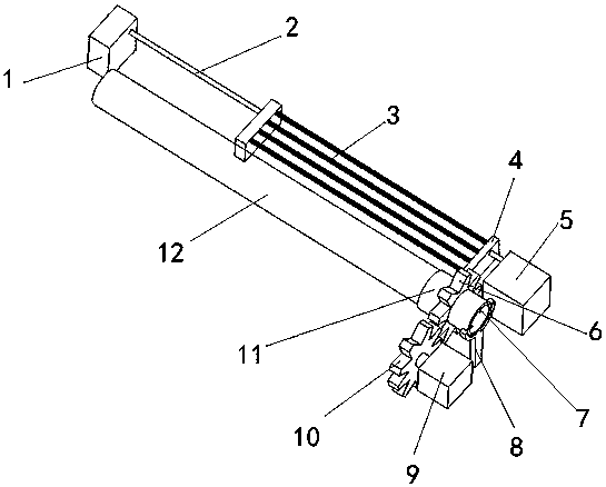 High-voltage electric wire deicing apparatus with anti-freezing function