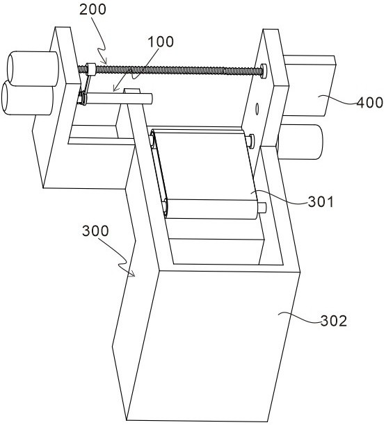 A cpp packaging film winding and storage device