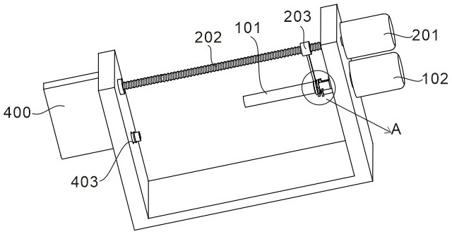 A cpp packaging film winding and storage device