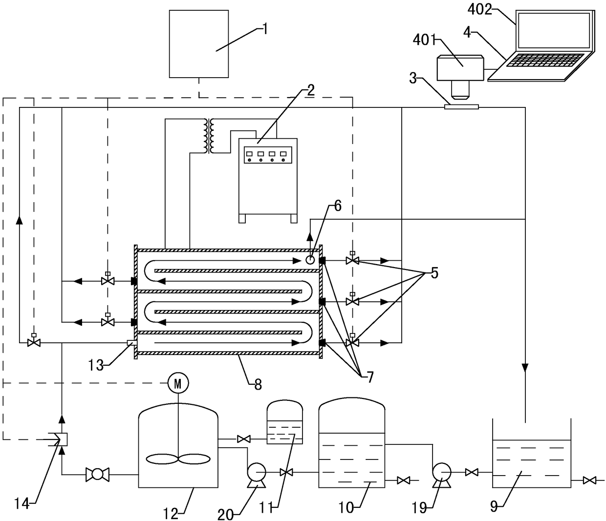 A dynamic experimental device for electrocoalescence dehydration