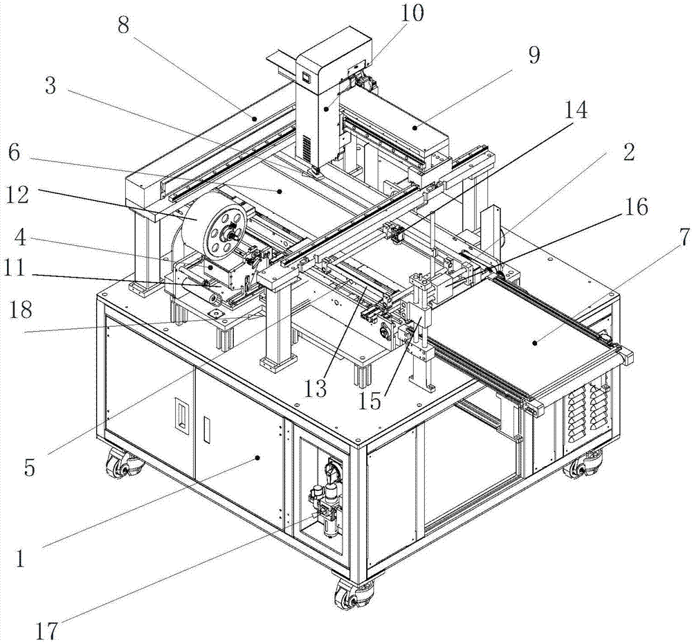 Streamline labeling machine