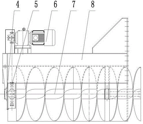 End-milling-type spiral reclaiming device