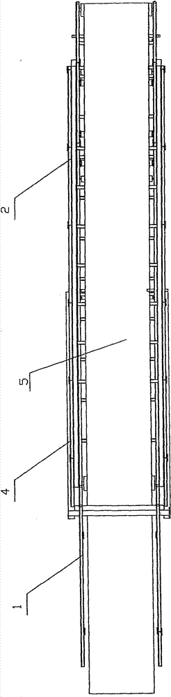 Track self-shifting transfer conveyor for mine