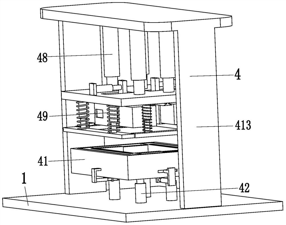 A punching machine for aluminum-plastic film for soft-pack lithium battery outer packaging