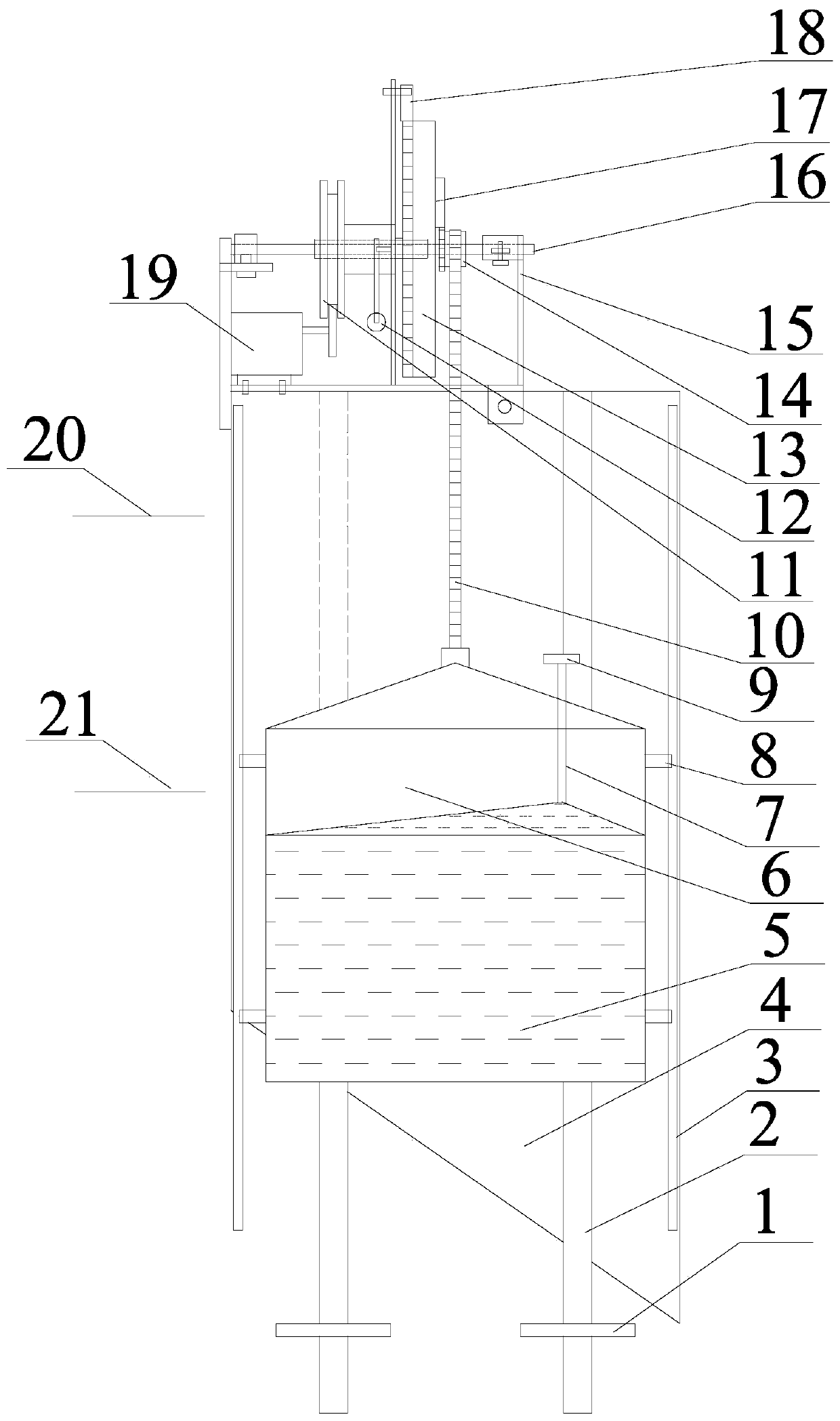 Seawater fluctuating physical stress balance power generation equipment