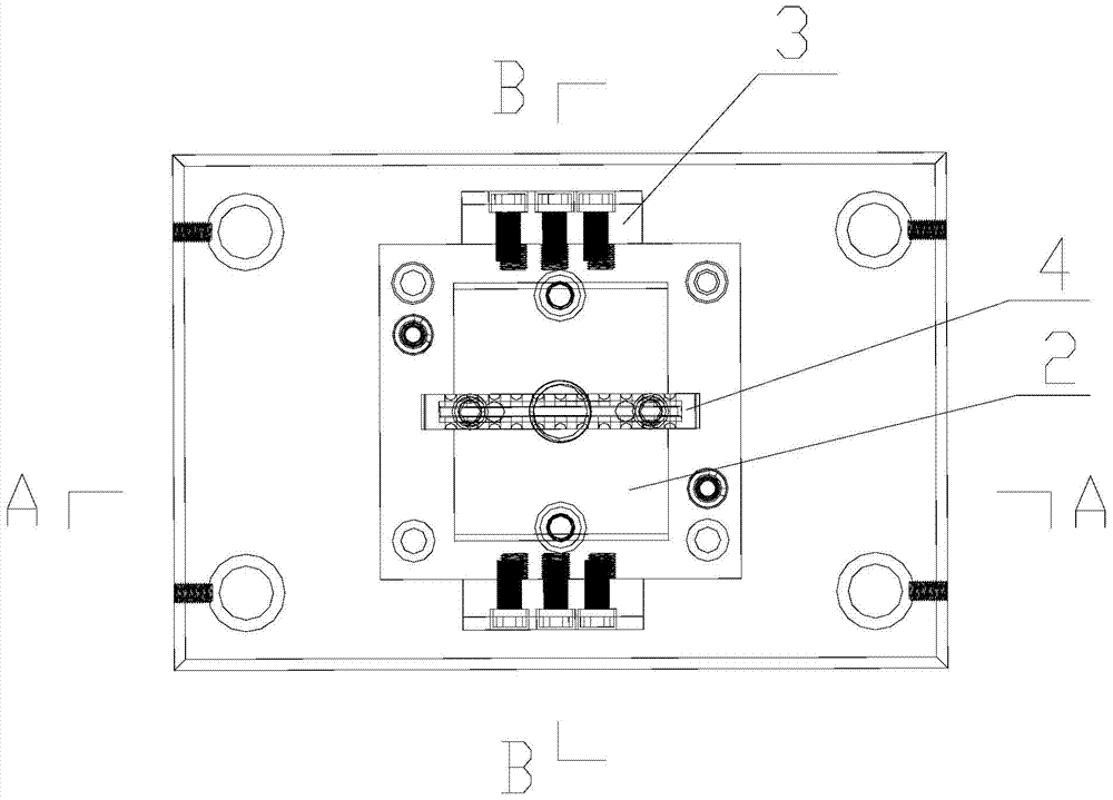 bv line bending stamping die with combined upper die