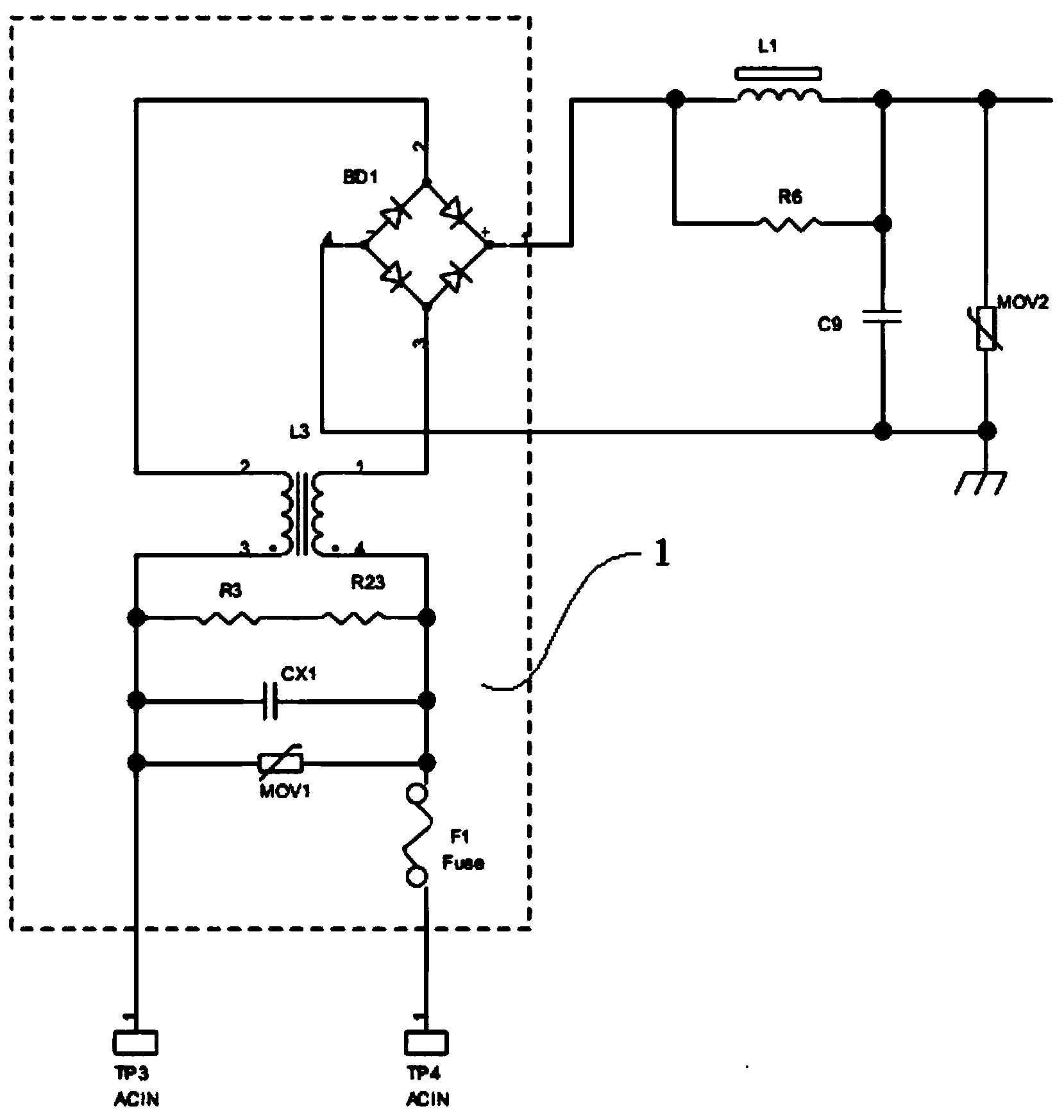 Power source control device for indoor illuminating lamp