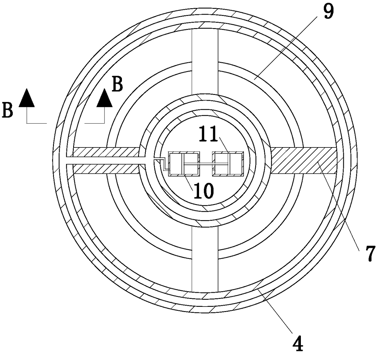 Semiconductor wafer electroplating device