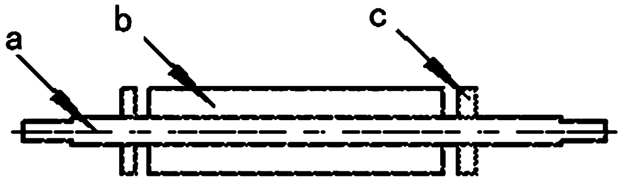 A high-speed motor rotor with grooves at both ends of a permanent magnet and a key shaft integrated