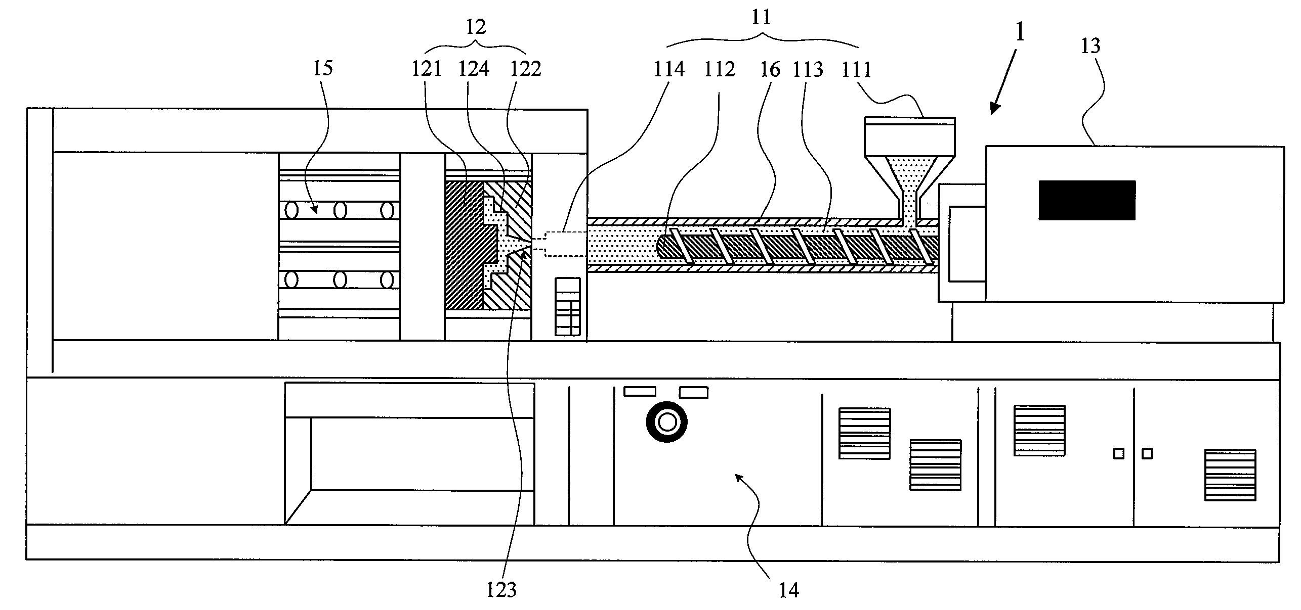 Injection molding machine having a heat insulated barrel