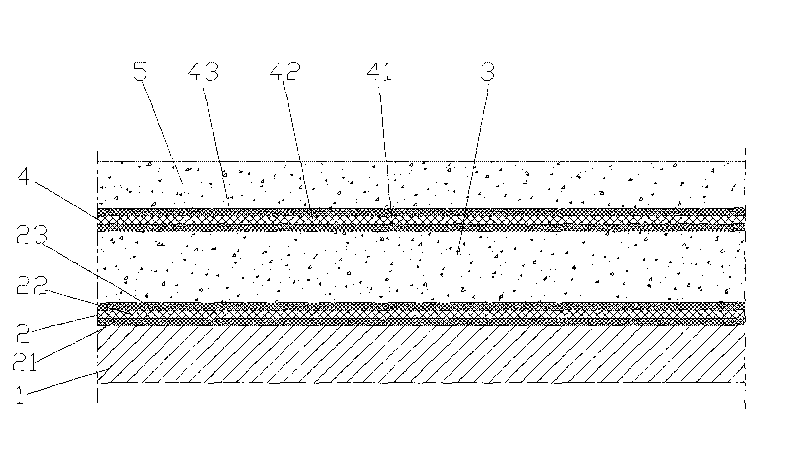 Steel bridge floor cracking inhibition paving structure and construction method thereof