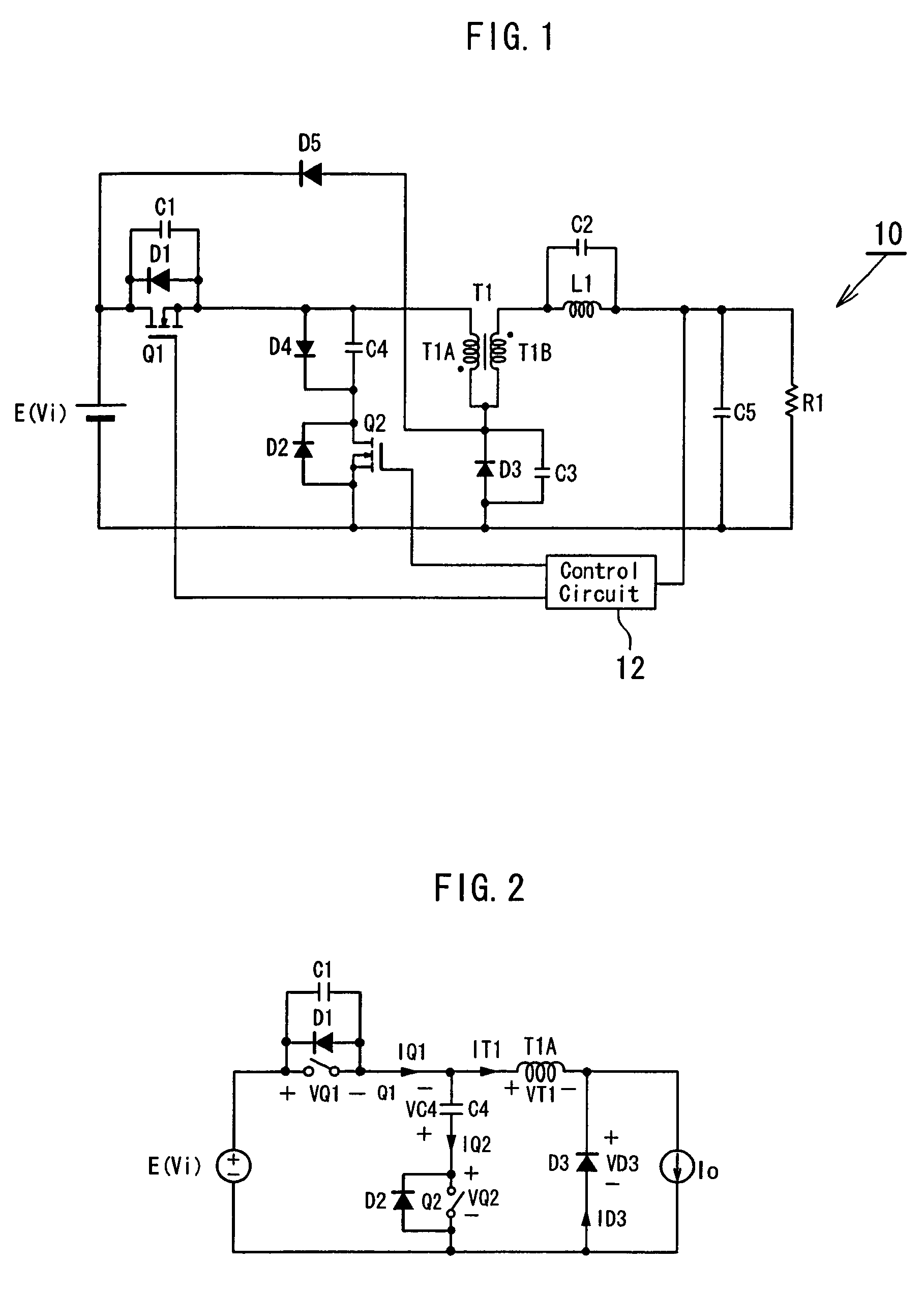 DC-DC converter with clamping capacitor and output winding for reduced output voltage ripple