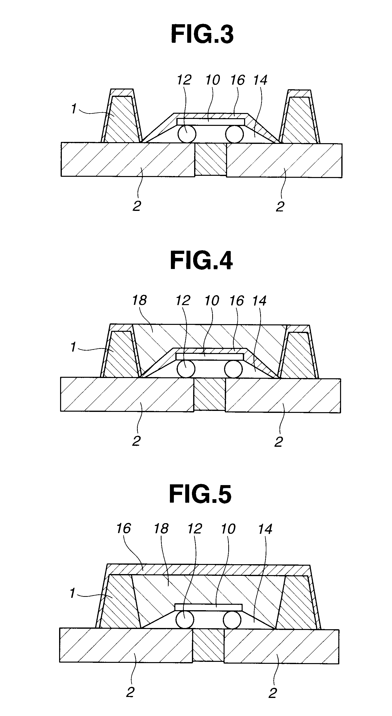 Light-emitting semiconductor device, mounted substrate, and fabrication method thereof