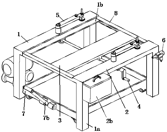 Environment-friendly waste wood nail-pull auxiliary platform for building construction